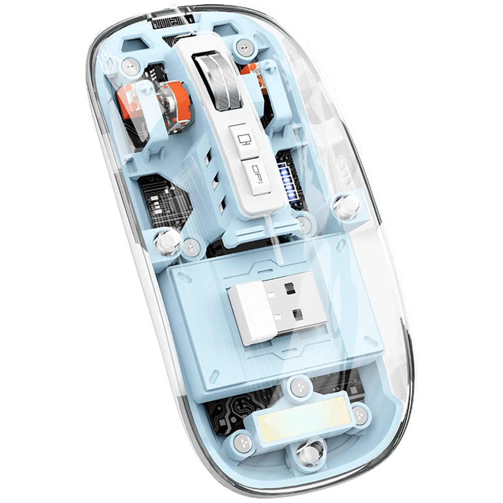 M133 Transparent Wireless Gaming Mouse – main image