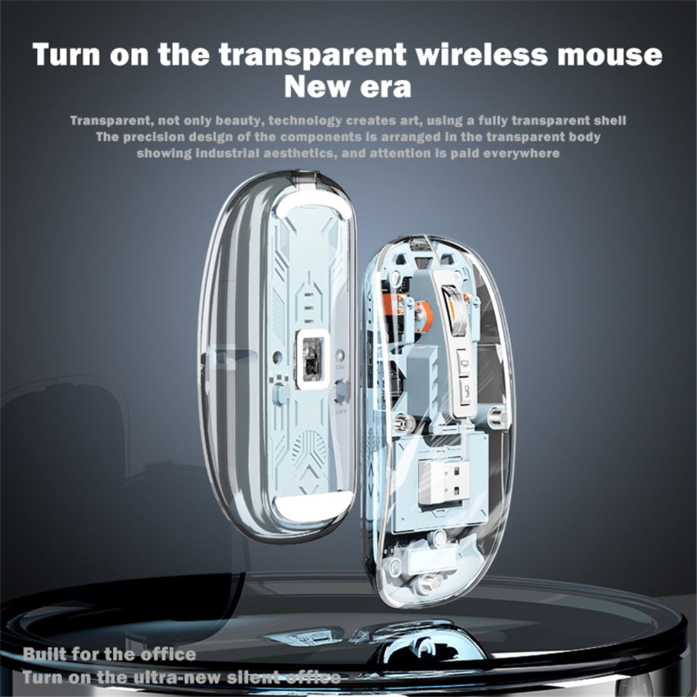 M133 Transparent Wireless Gaming Mouse – image 2