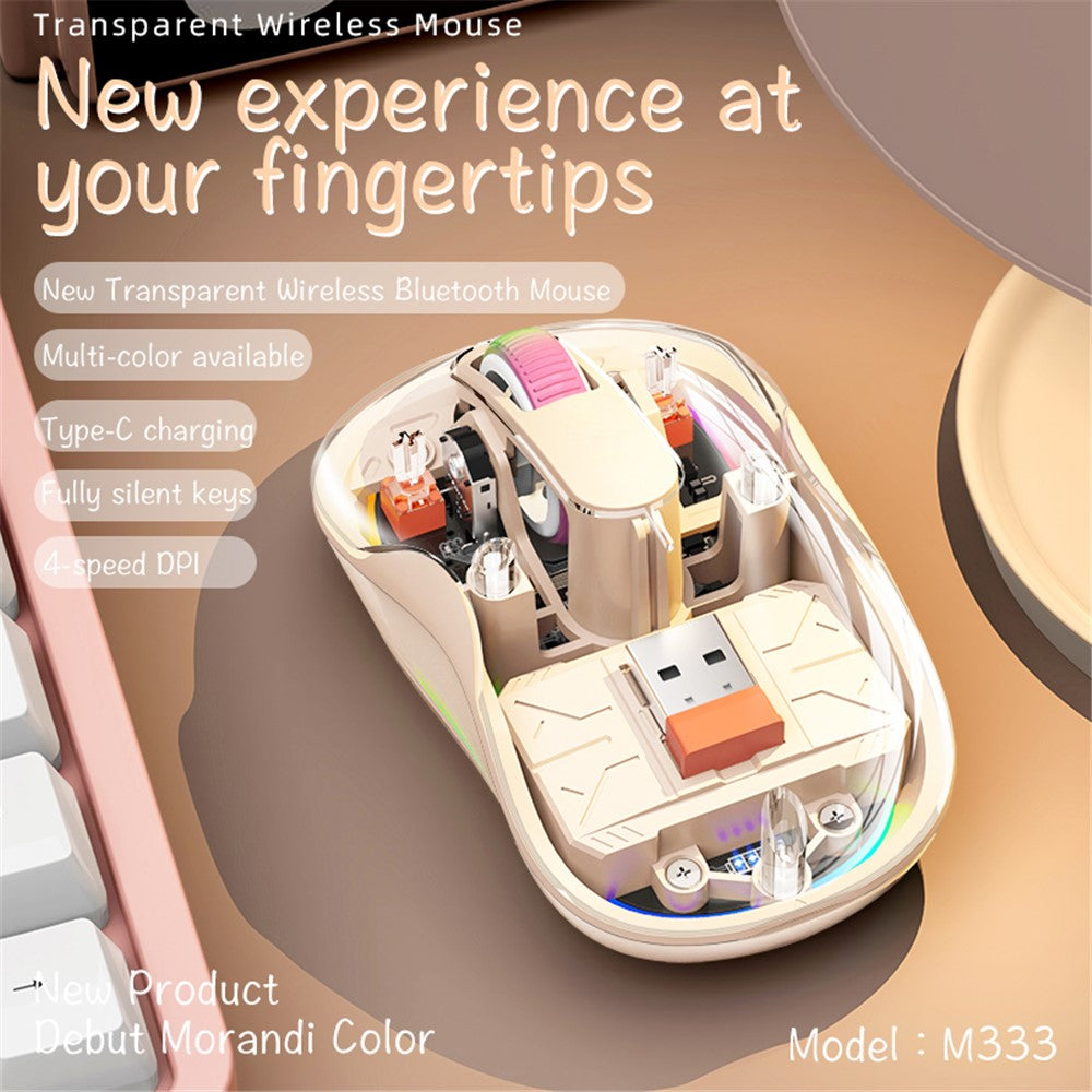M333 Transparent Wireless Mouse – image 2