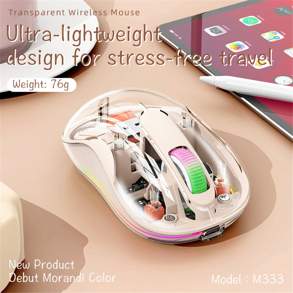 M333 Transparent Wireless Mouse – image 3