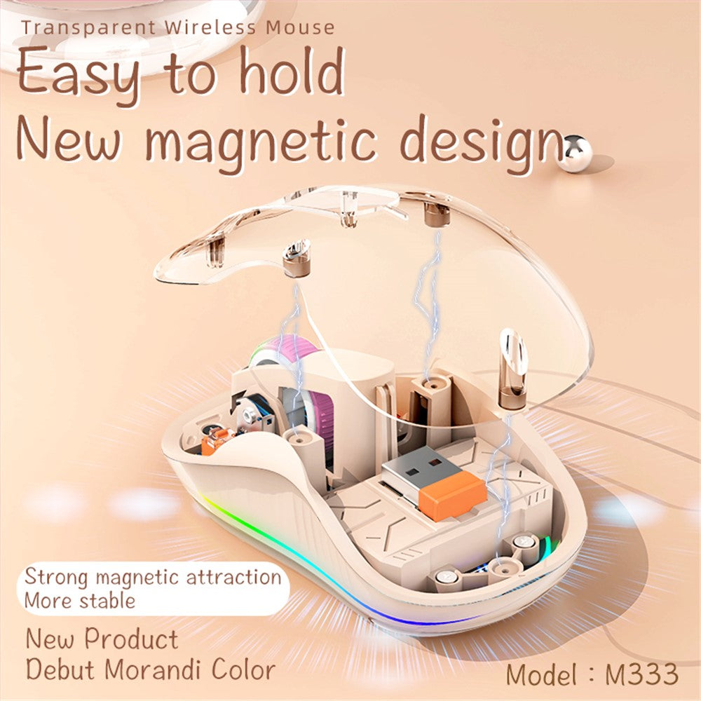 M333 Transparent Wireless Mouse – image 6