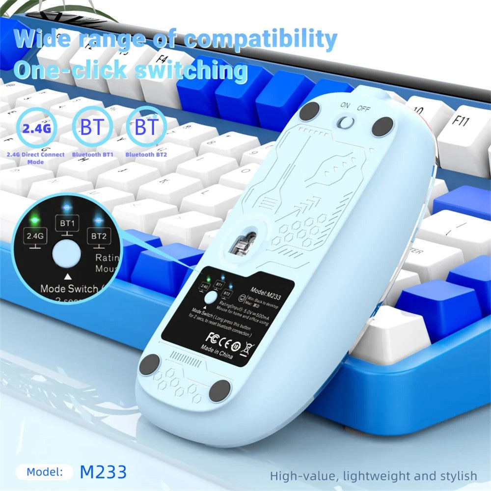 Transparent Silent Wireless Mouse – image 2