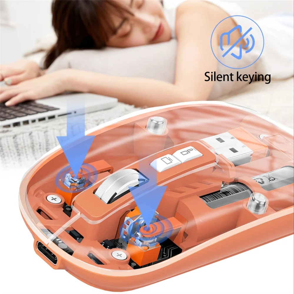 Transparent Silent Wireless Mouse – image 6