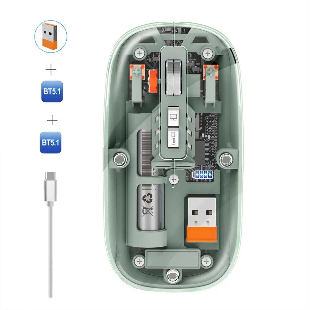 Transparent Silent Wireless Mouse – image 11