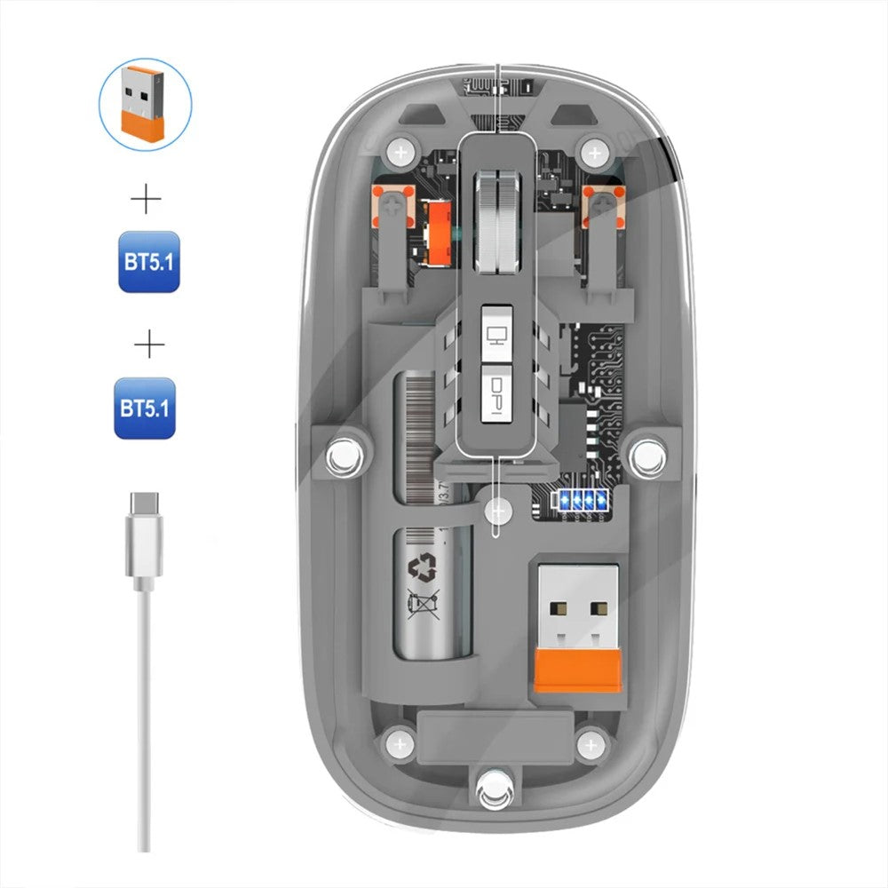 Transparent Silent Wireless Mouse – image 12