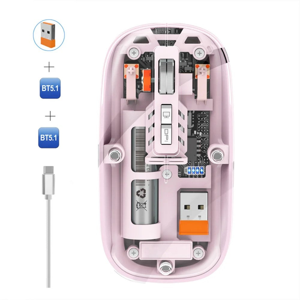 Transparent Silent Wireless Mouse – image 14