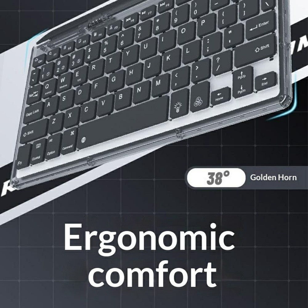 Foldable Transparent Wireless Keyboard – image 4