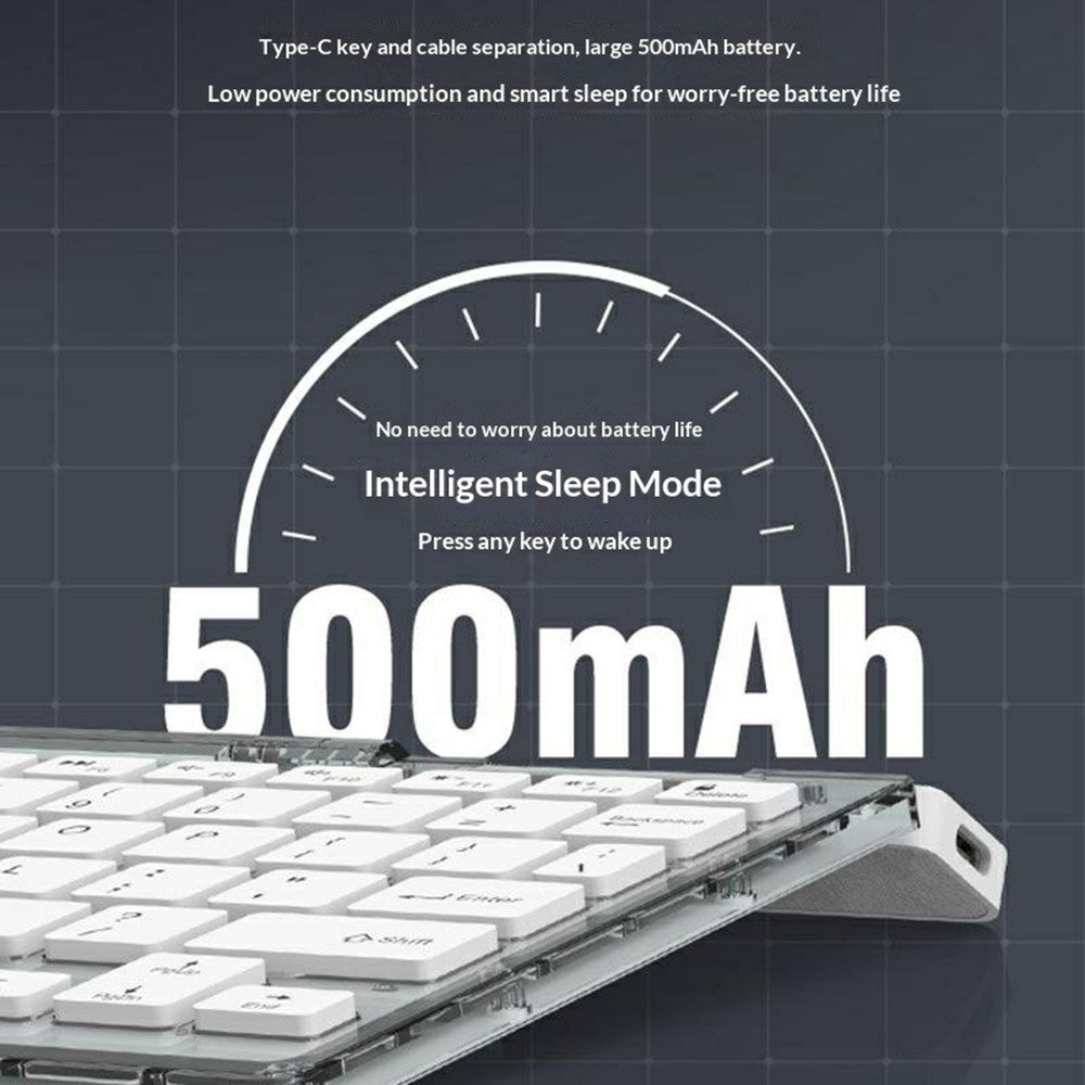 Foldable Transparent Wireless Keyboard – image 6