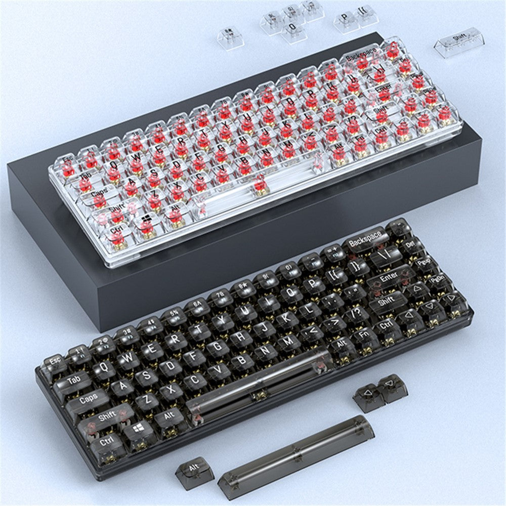 T-WOLF T40 Wired Mechanical Keyboard with Clear Keycaps – image 6