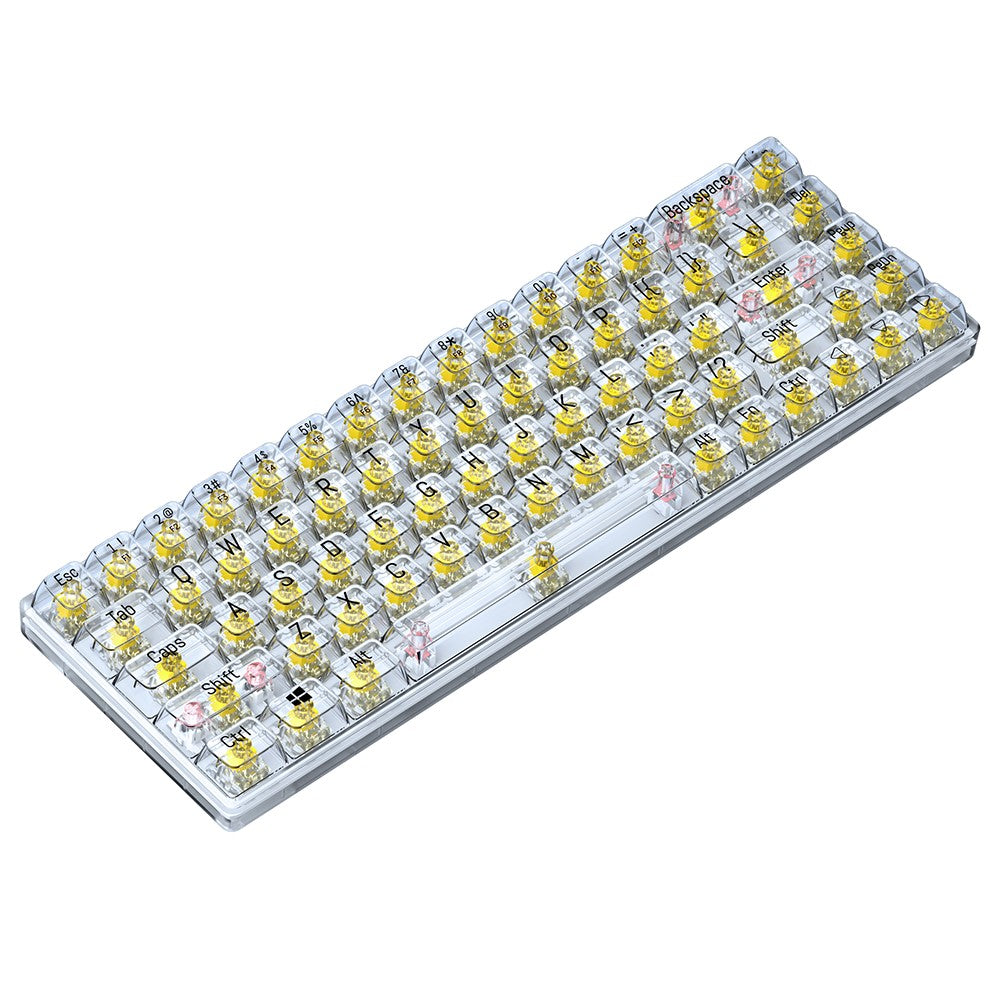 T-WOLF T40 Wired Mechanical Keyboard with Clear Keycaps – image 8