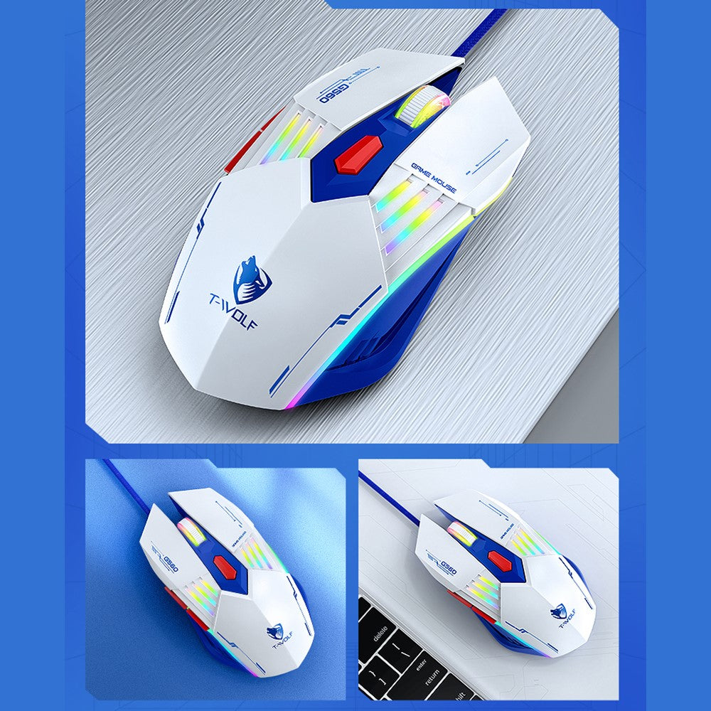 T-WOLF TF610 Wired Gaming Keyboard & Mouse Set – image 5