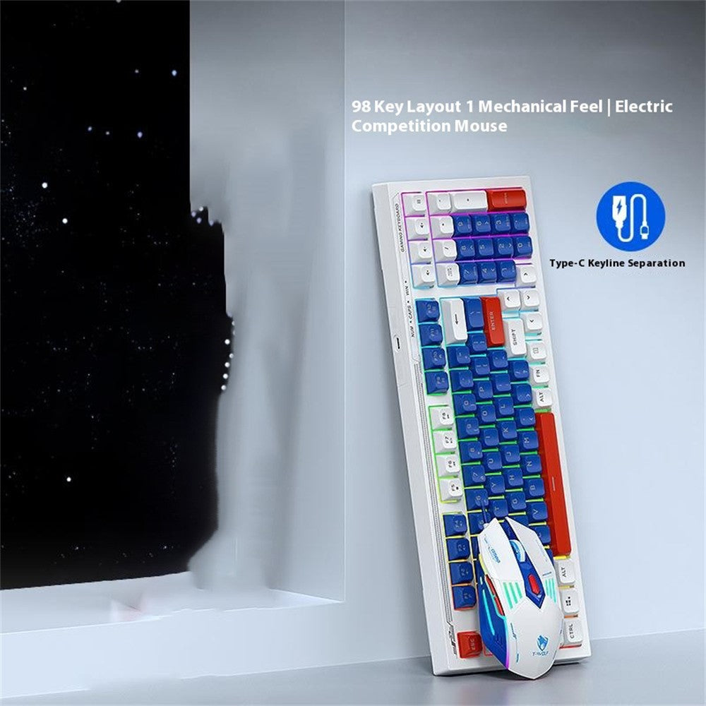 T-WOLF TF610 Wired Gaming Keyboard & Mouse Set – image 6
