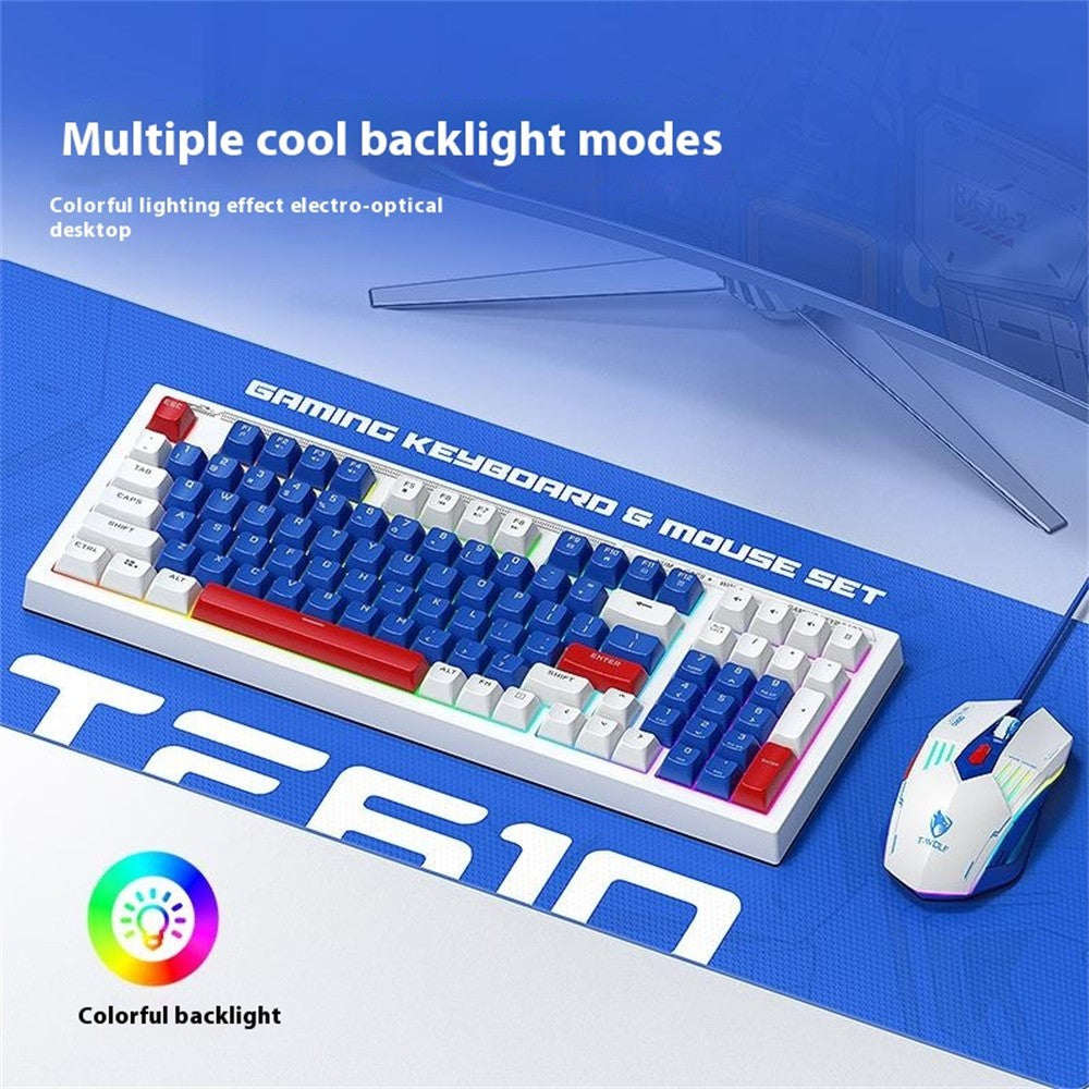 T-WOLF TF610 Wired Gaming Keyboard & Mouse Set – image 7