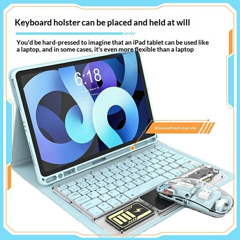 KB333 Transparent Wireless Keyboard & Mouse Set – image 2