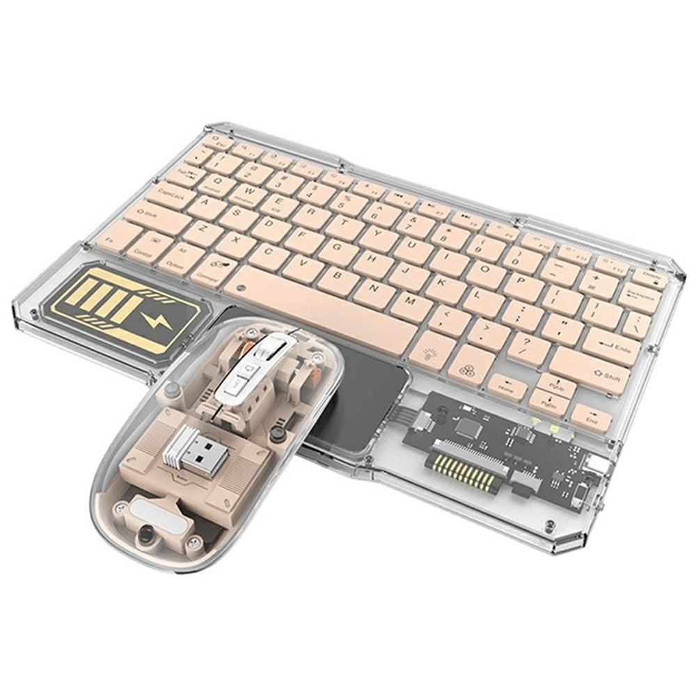 KB333 Transparent Wireless Keyboard & Mouse Set – image 9