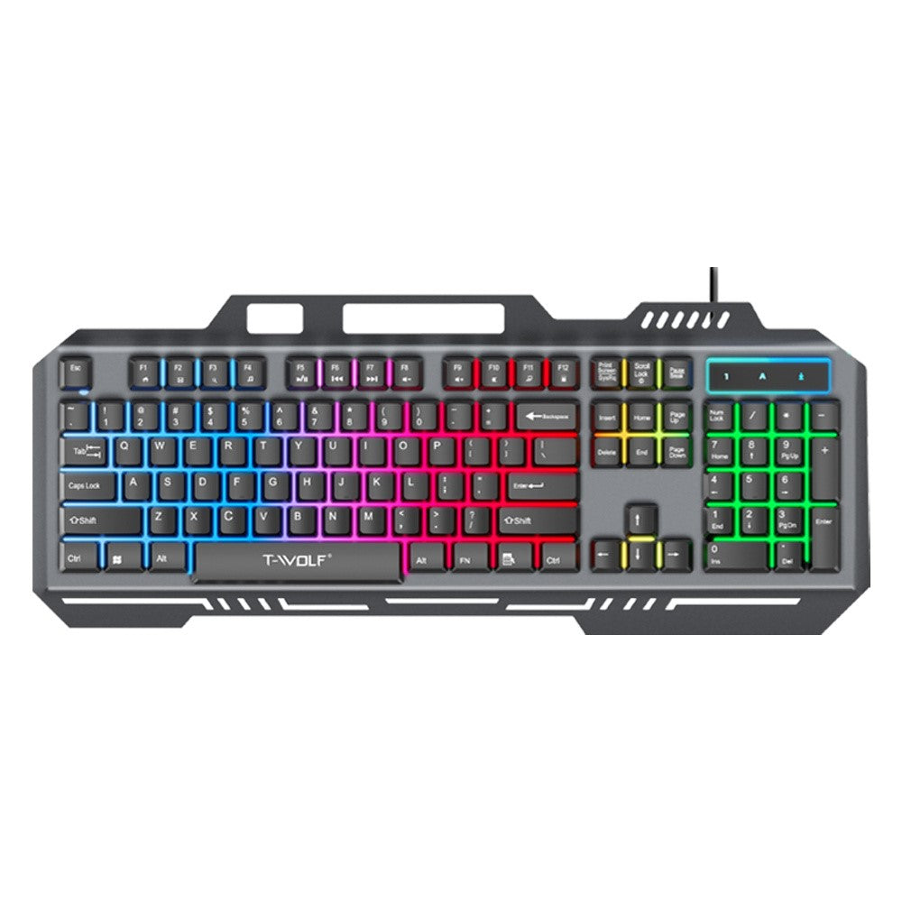 T-WOLF T16 104-Key Backlit Wired Gaming Keyboard – image 2