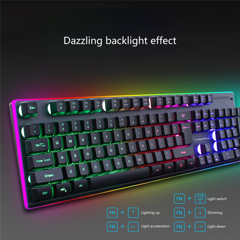 Backlit Wireless Keyboard & Mouse Set for Home Office – image 5