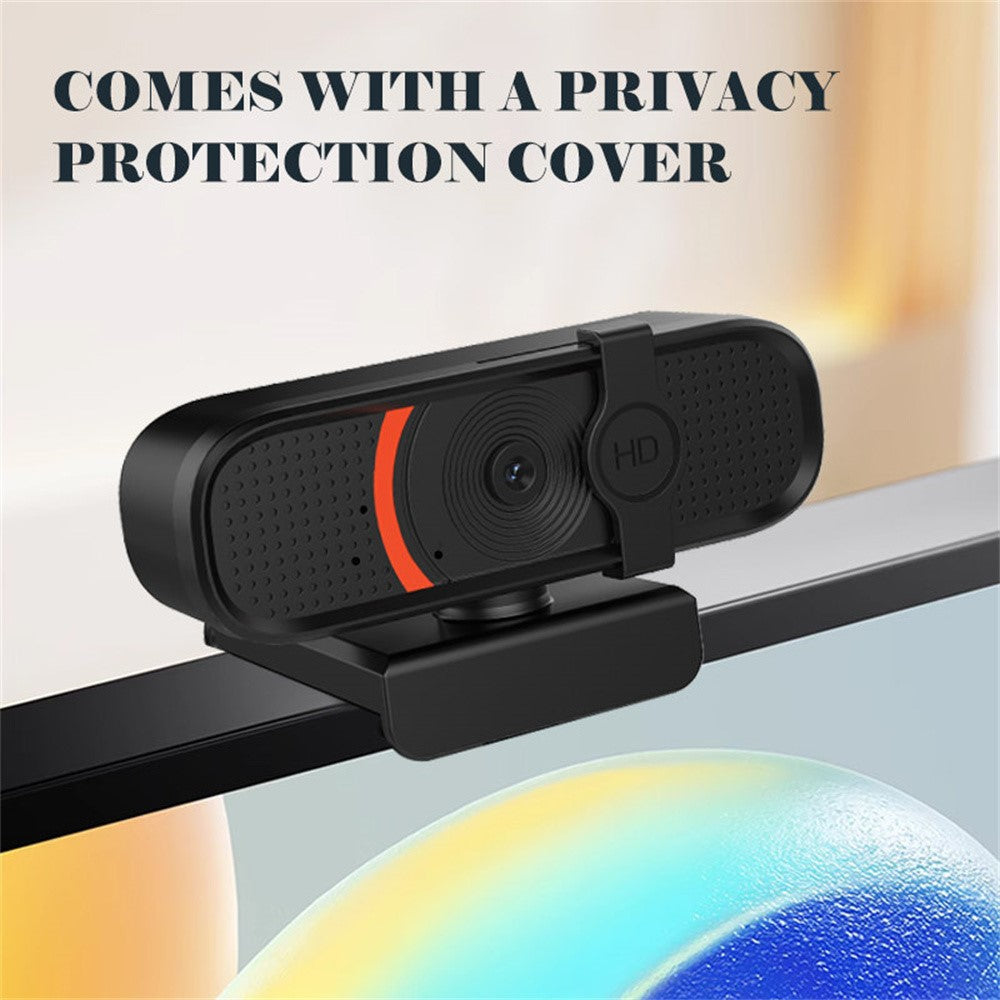 1080P HD Webcam with Microphone & Privacy Cover – image 3