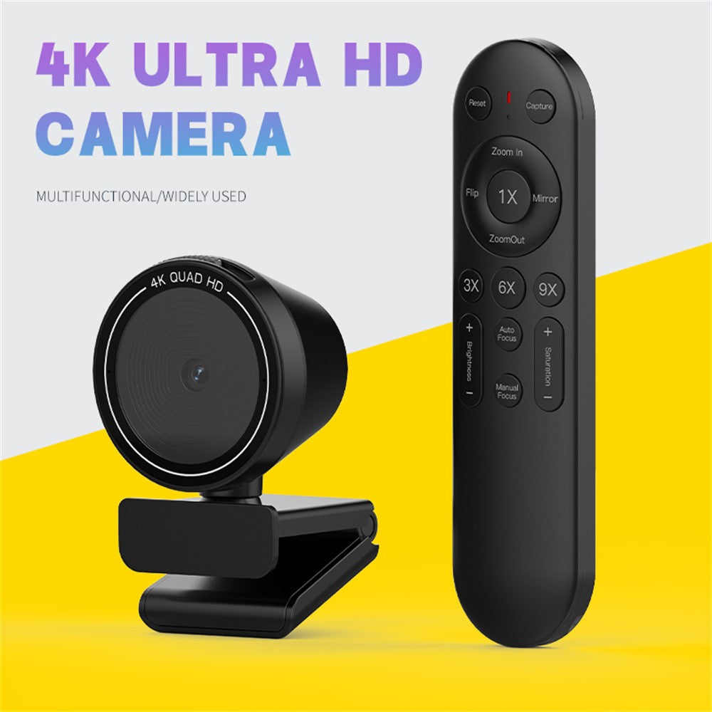 4K Ultra HD Webcam with Remote Control – image 2