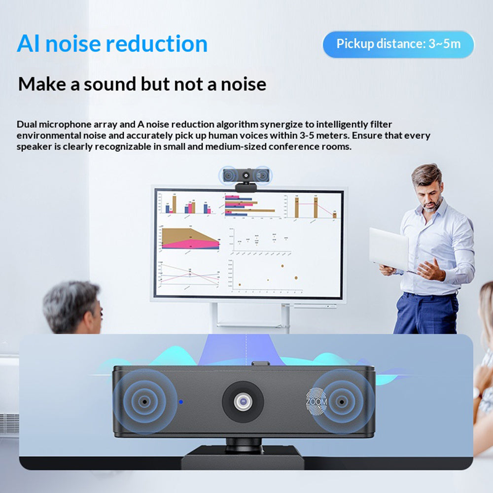 4K Webcam with Noise-Reducing Mic – image 4