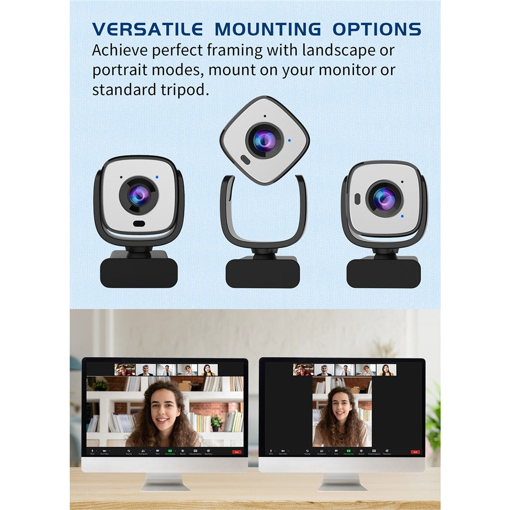4K AI Autofocus Webcam with Remote Control – image 7