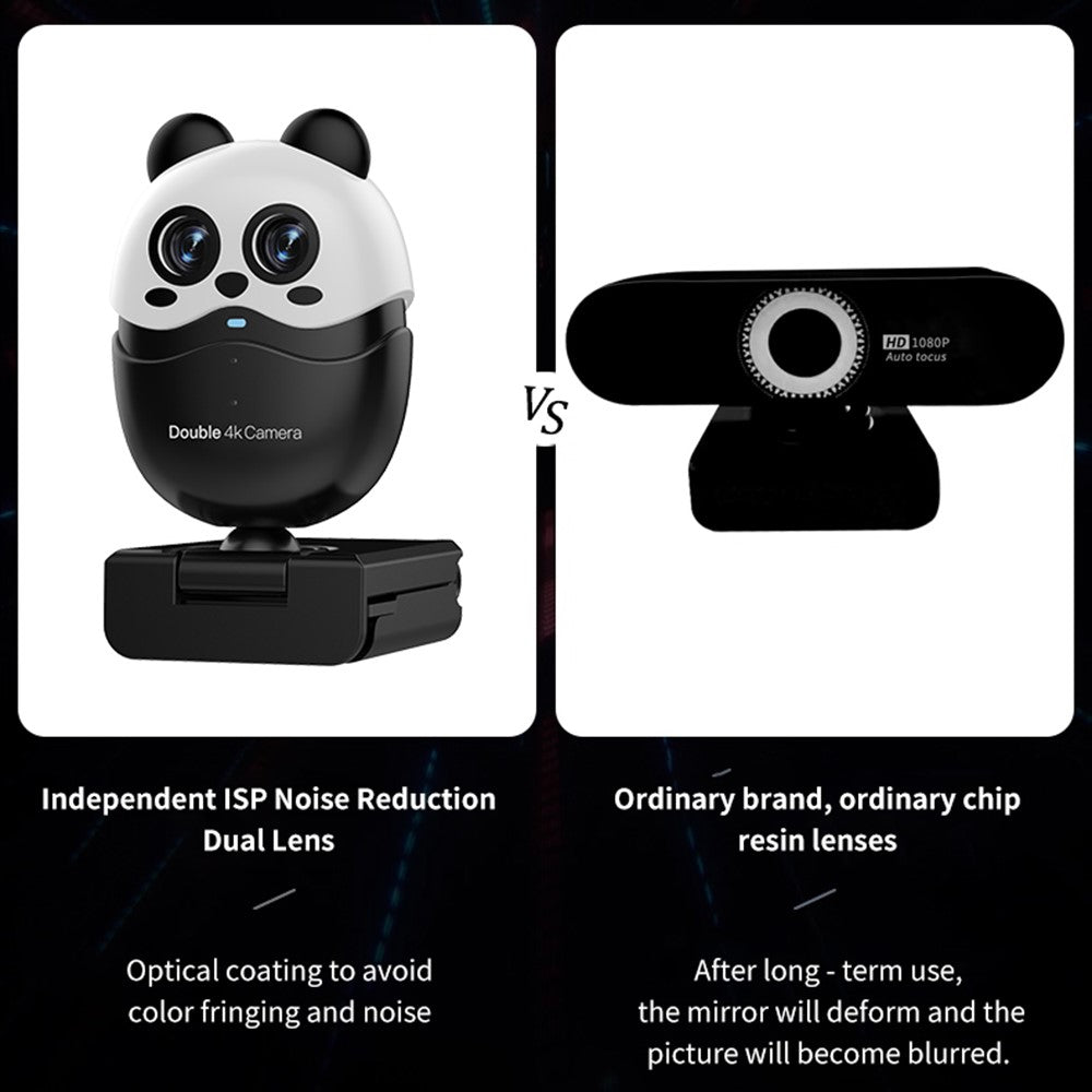 4K Dual-Lens Webcam with Remote Control – image 6
