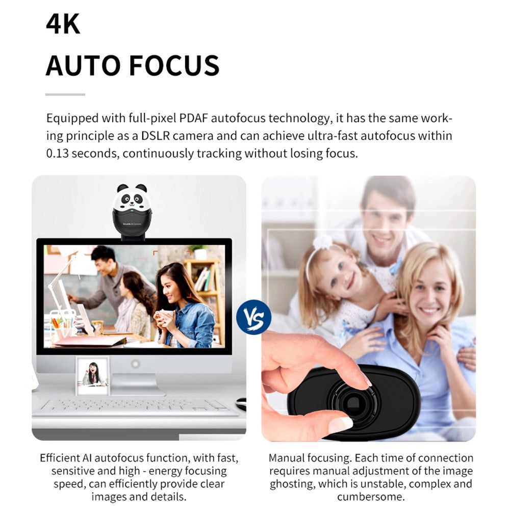 4K Dual-Lens Webcam with Remote Control – image 8