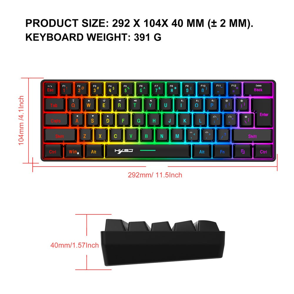 61-Key Tri-Mode Gaming Keyboard – image 13