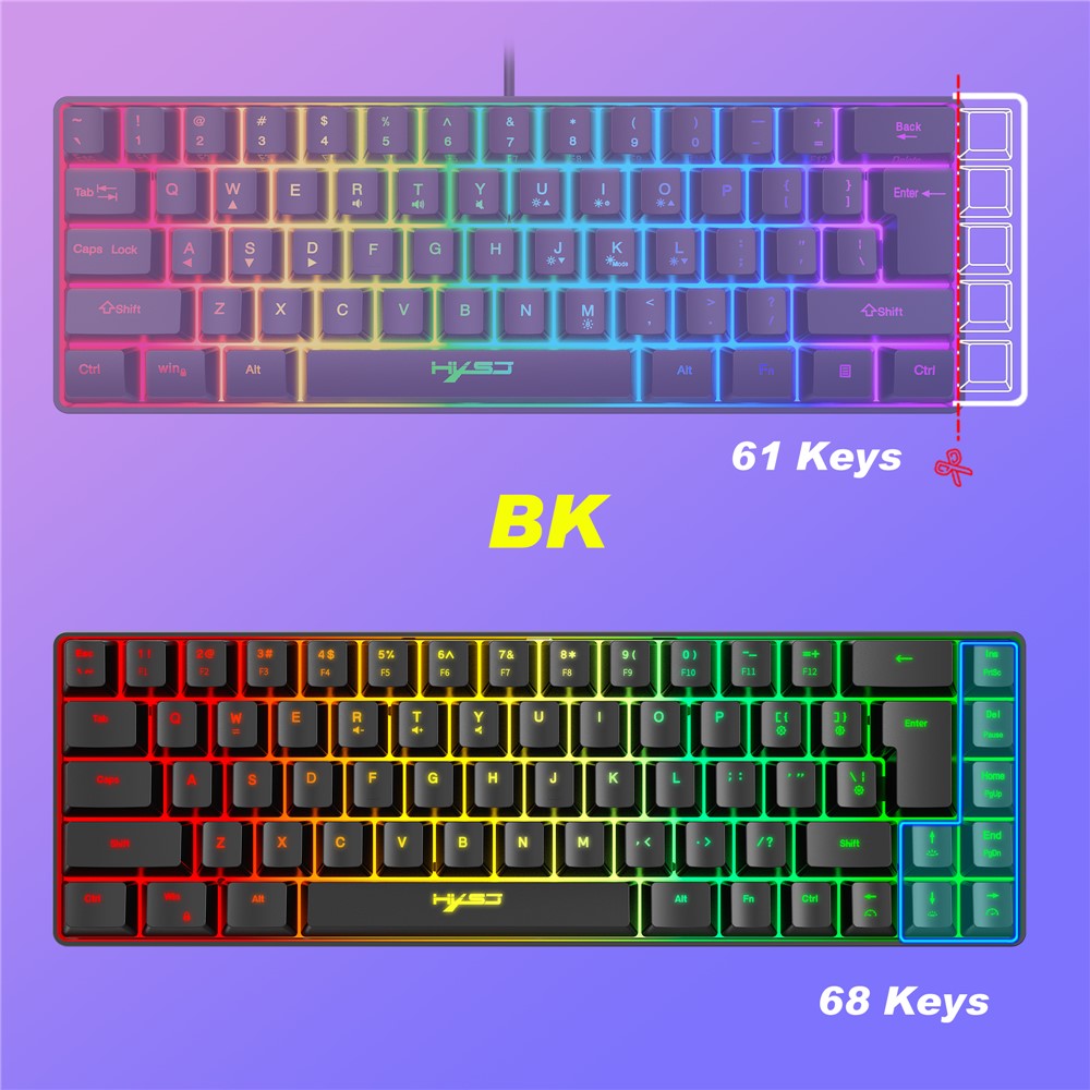 68-Key Wired Gaming Keyboard – image 10