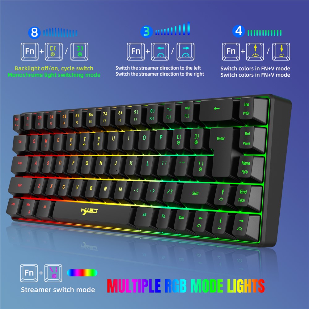 68-Key Wired Gaming Keyboard – image 3