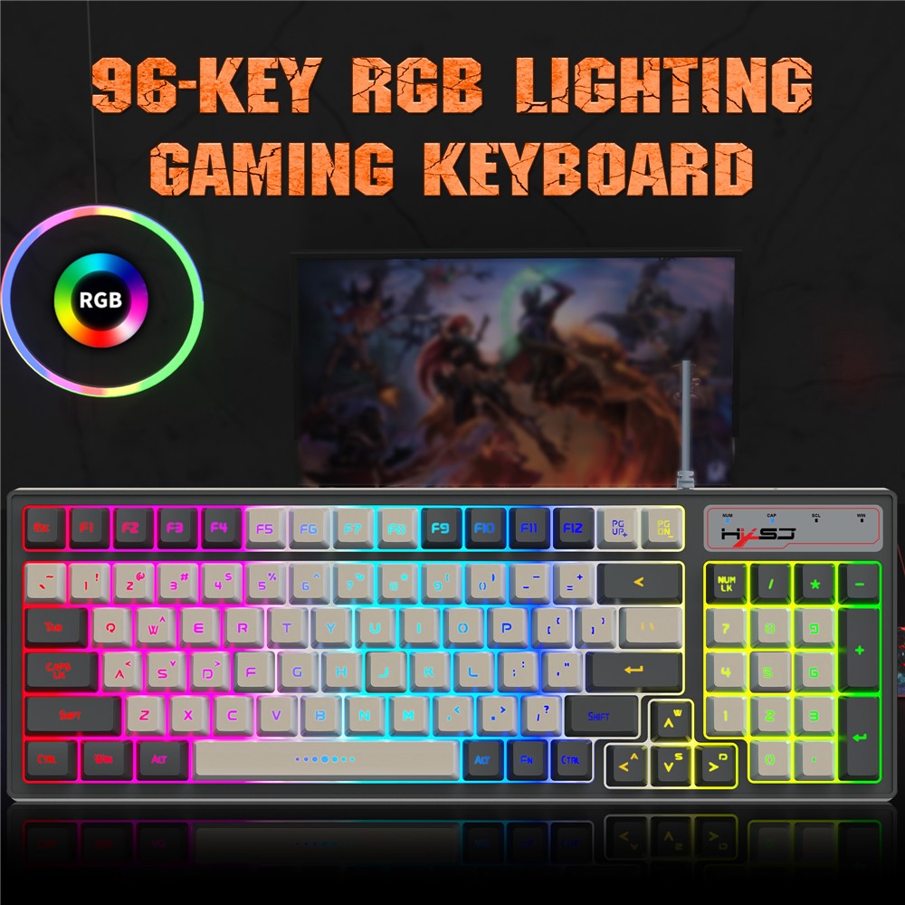 96-Key Wired Gaming Keyboard – image 2