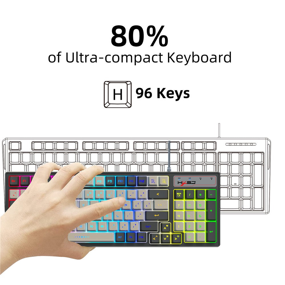96-Key Wired Gaming Keyboard – image 8