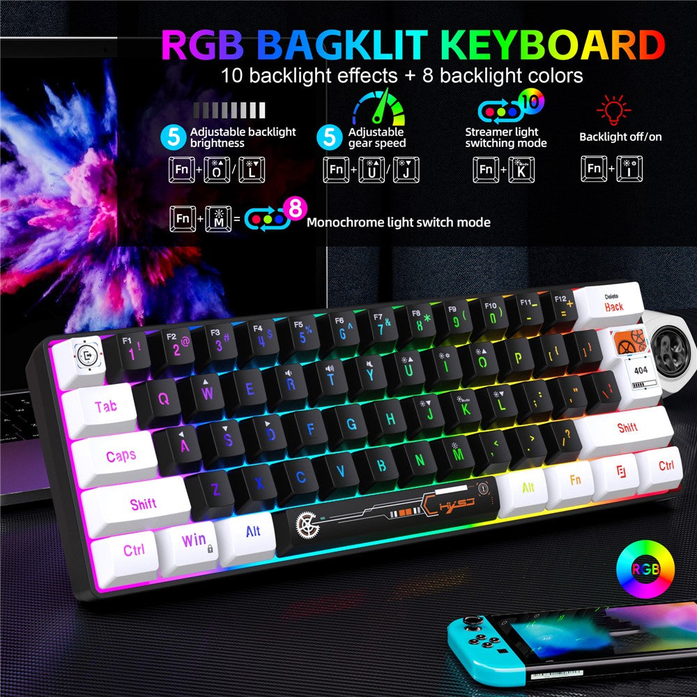61-Key Compact Wired Gaming Keyboard – image 3