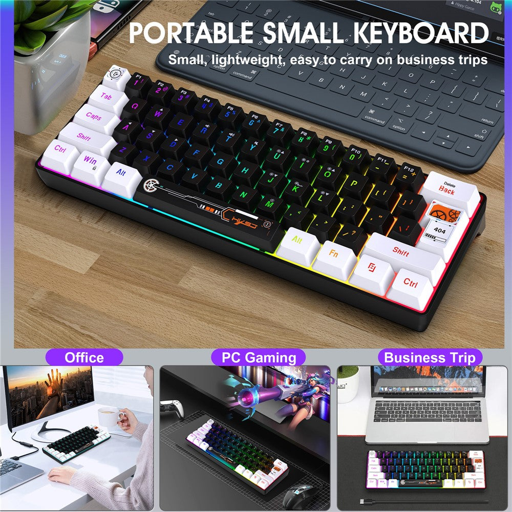 61-Key Compact Wired Gaming Keyboard – image 9