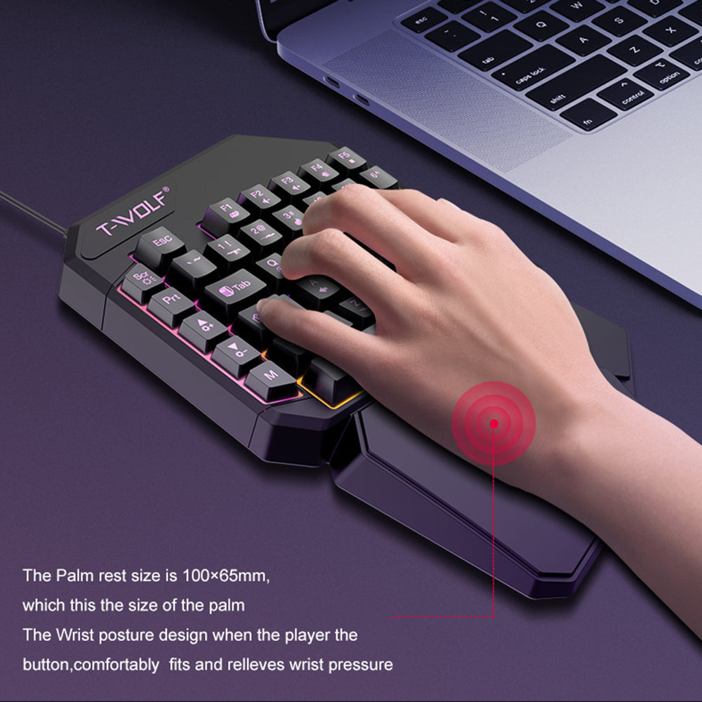 T-WOLF TF900 One-Handed Gaming Keyboard – image 6