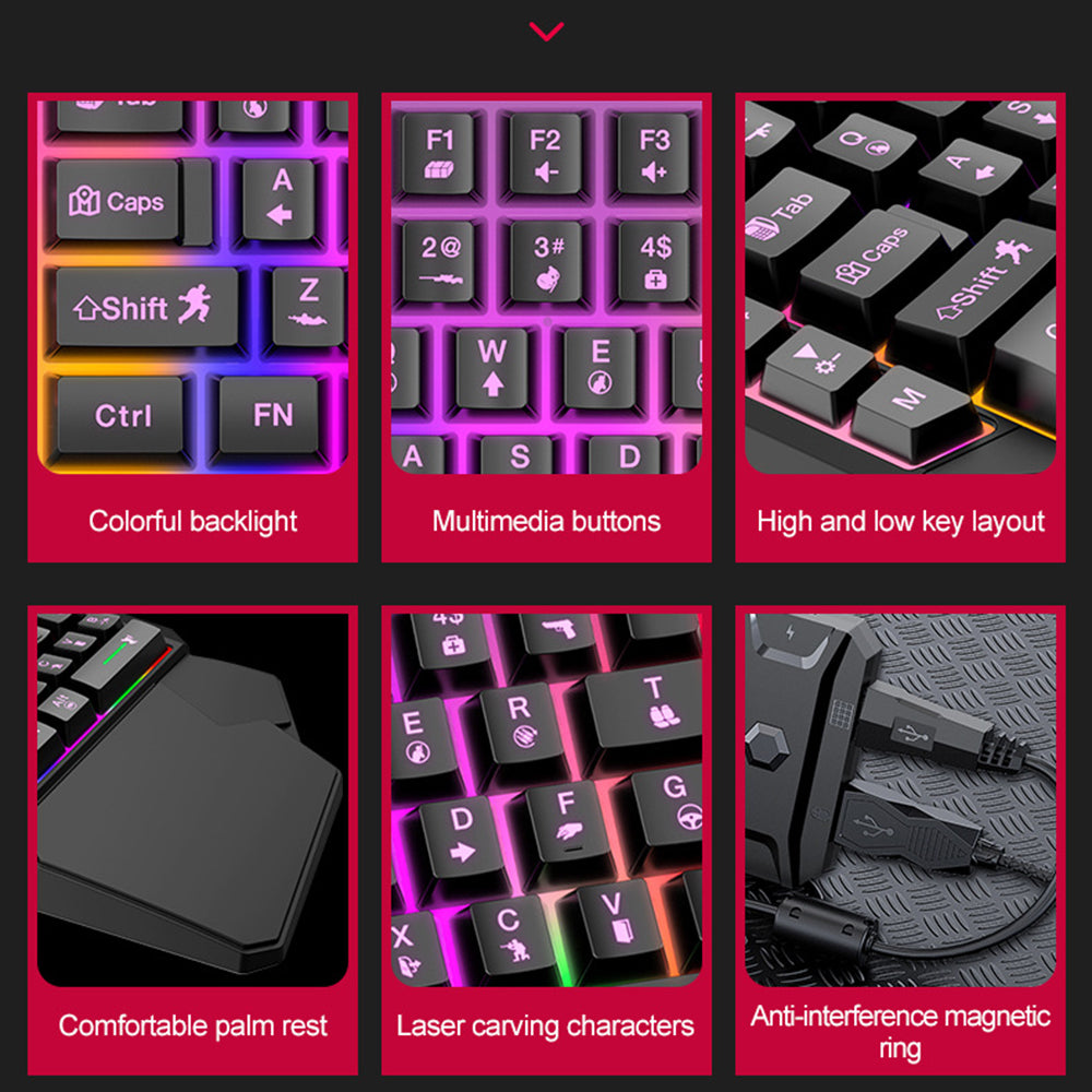 T-WOLF TF900 One-Handed Gaming Keyboard – image 7