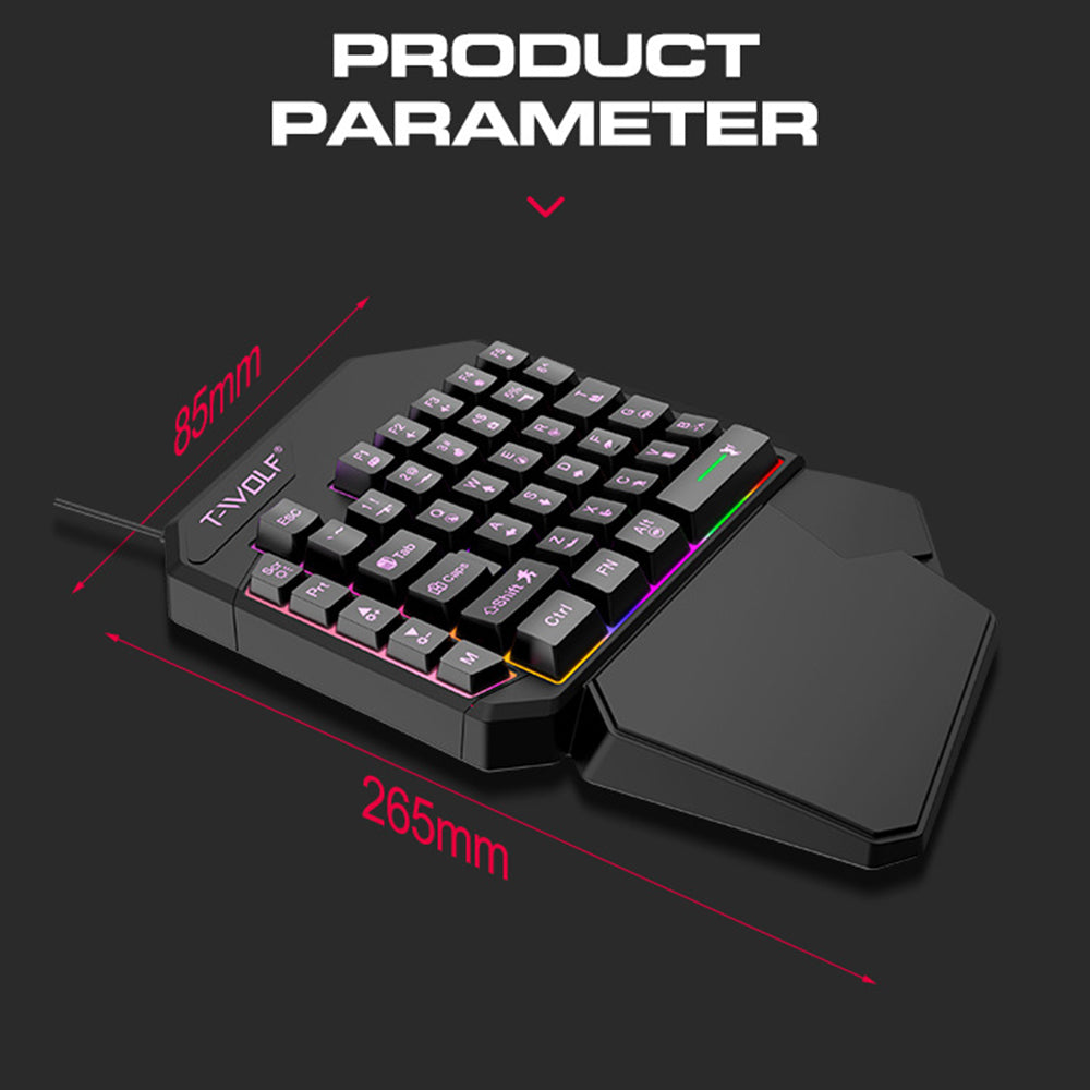 T-WOLF TF900 One-Handed Gaming Keyboard – image 9