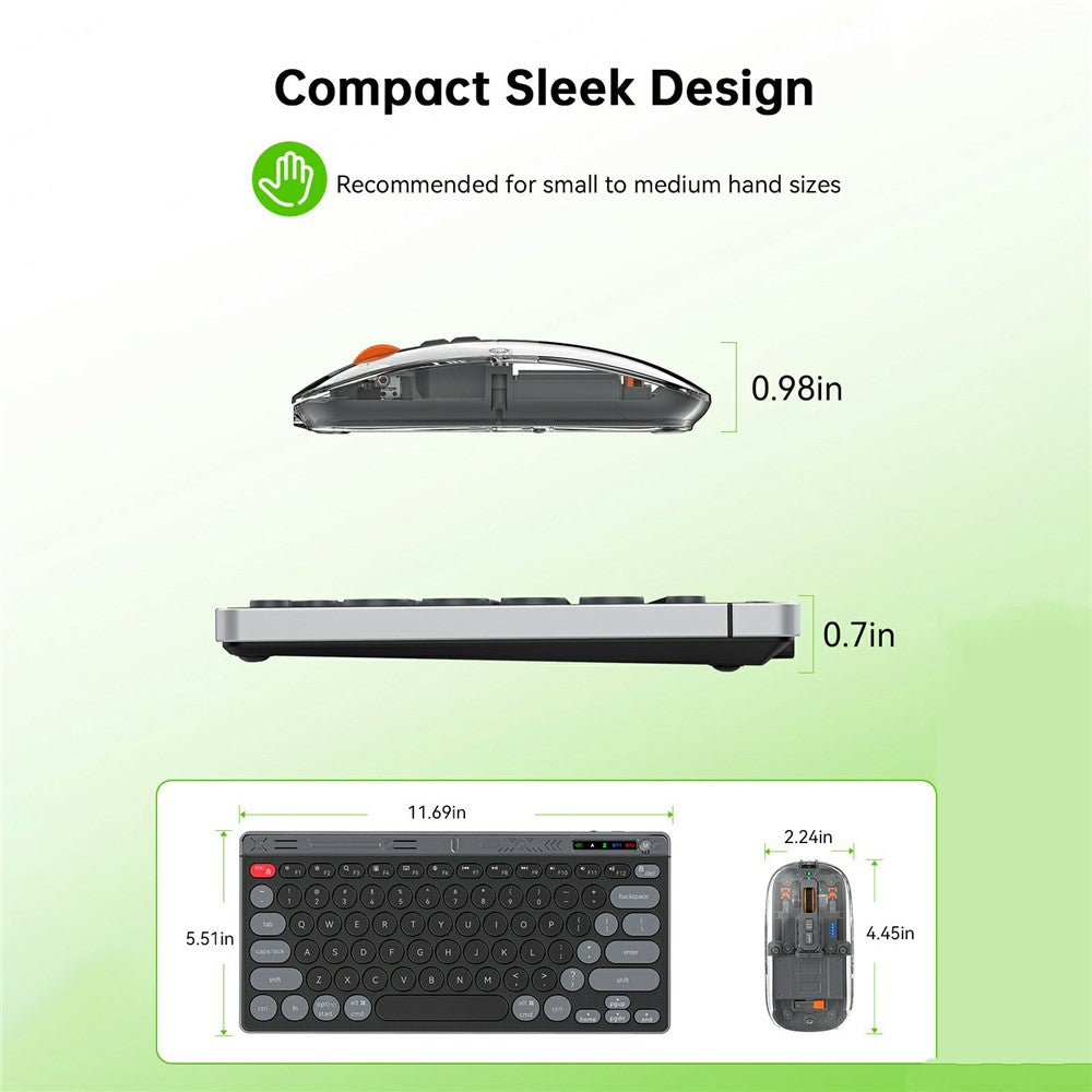 HXSJ MK781 Wireless Keyboard & Mouse Set – image 16