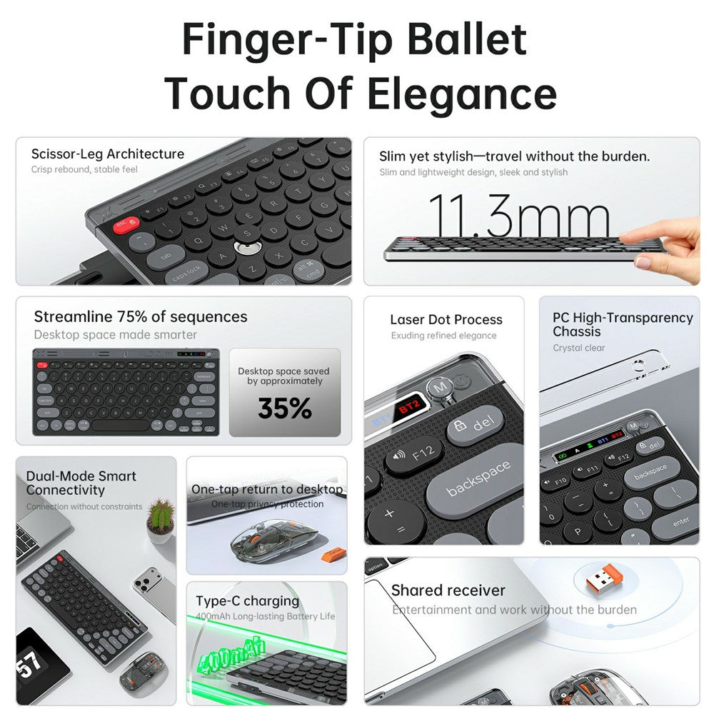 HXSJ MK781 Wireless Keyboard & Mouse Set – image 7