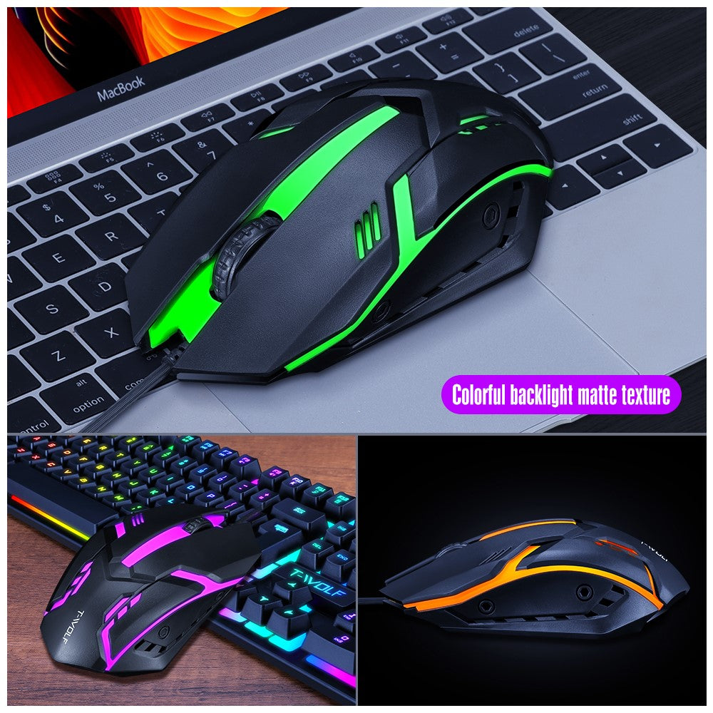 T-WOLF TF200 Wired Gaming Keyboard & Mouse Set – image 3