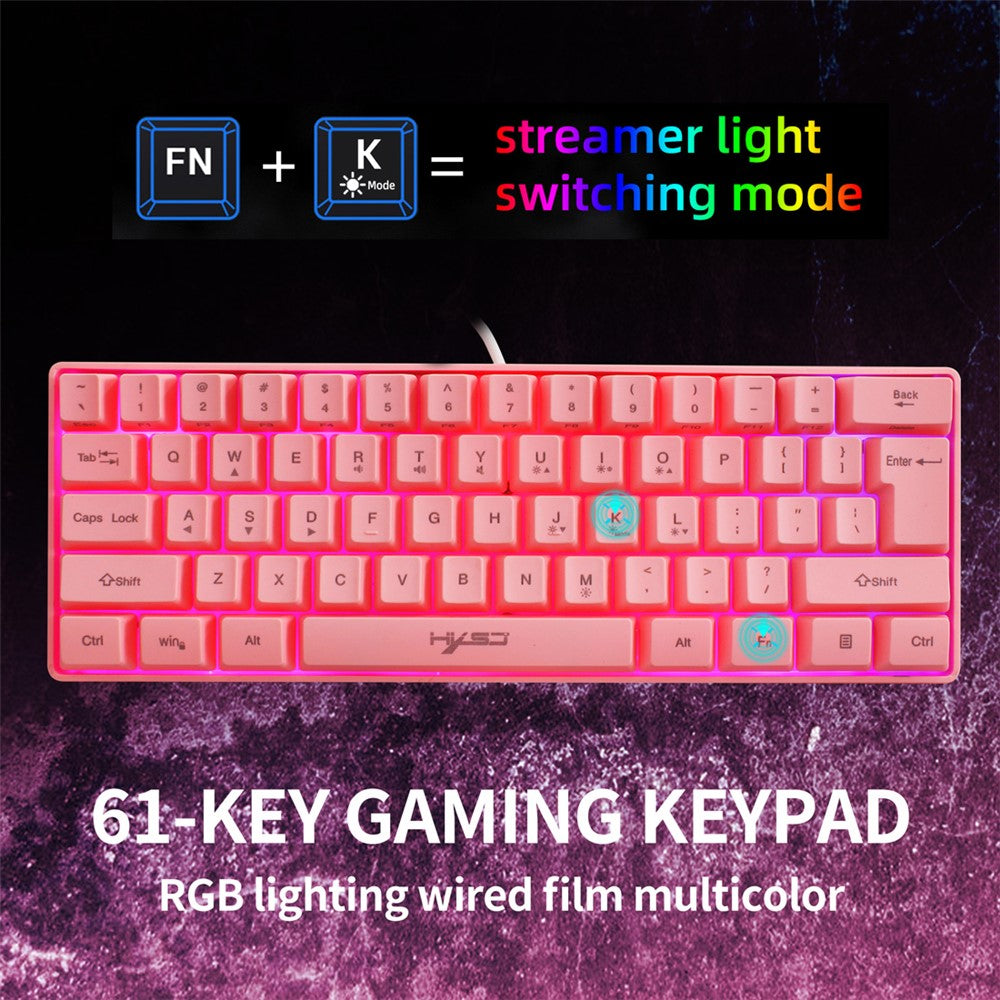 61-Key Wired Gaming Keyboard – image 2