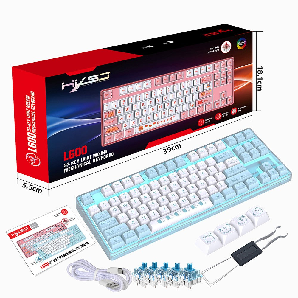 87-Key Ergonomic Mechanical Keyboard – image 13