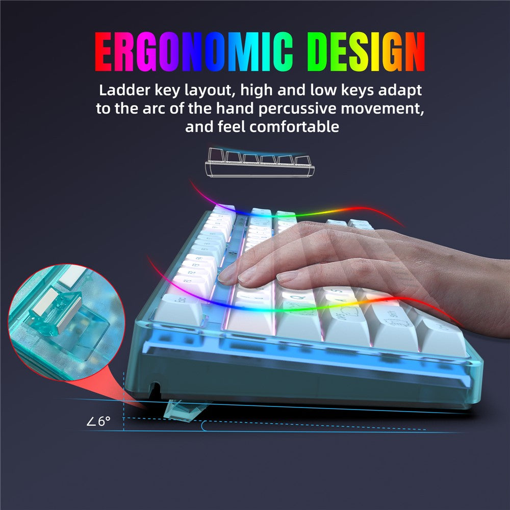 87-Key Ergonomic Mechanical Keyboard – image 8
