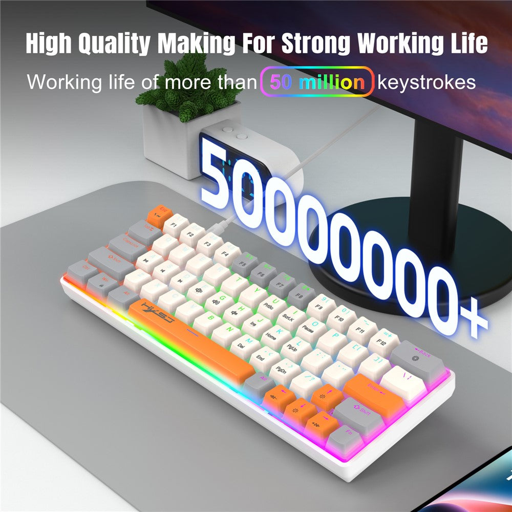 63-Key Wired Mechanical Gaming Keyboard with Backlight – image 6