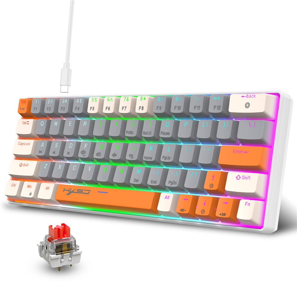 63-Key Wired Mechanical Gaming Keyboard with Backlight – image 10
