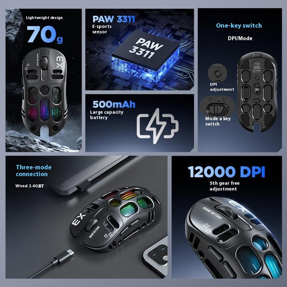 T-WOLF X3 Esports Gaming Mouse – image 3