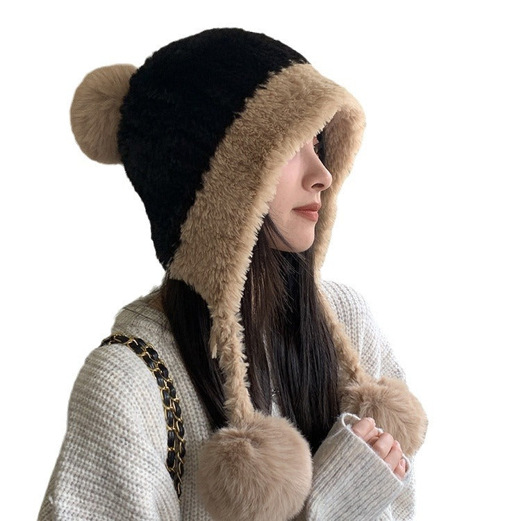 Fleece-Lined Knitted Bobble Hat – image 5