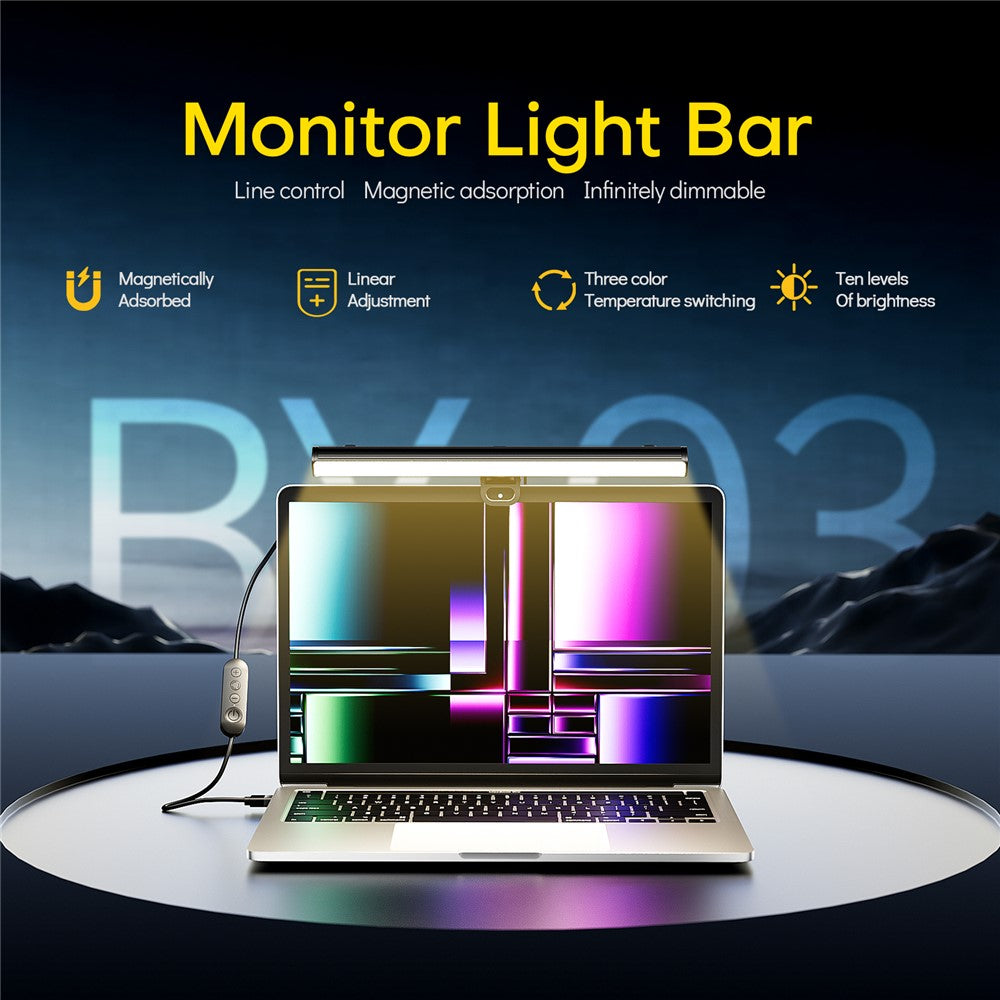 Monitor Light Bar – Magnetic USB Screen Lamp with Ambient Backlight