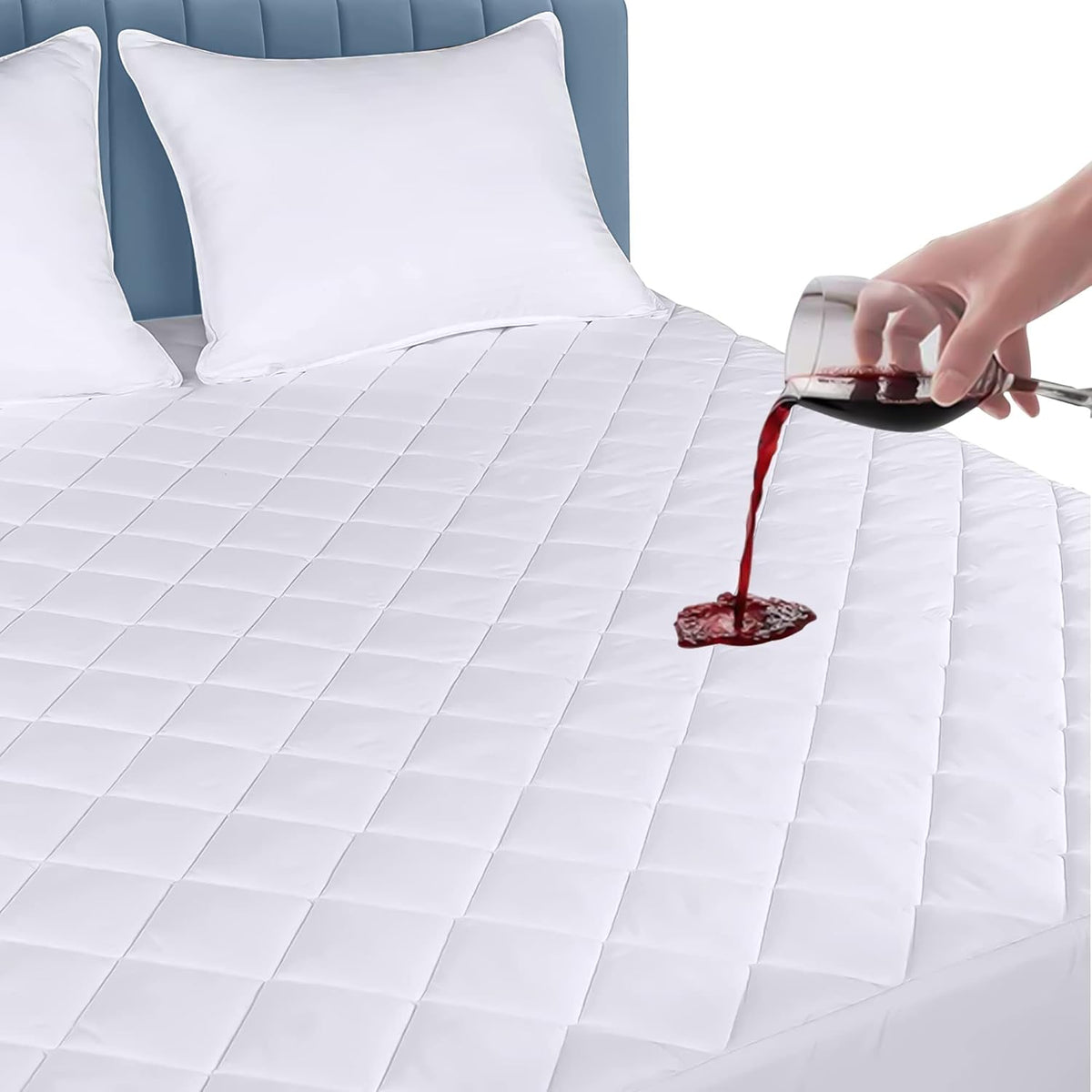Single Waterproof Mattress Protector – Terry or Quilted Top – image 8
