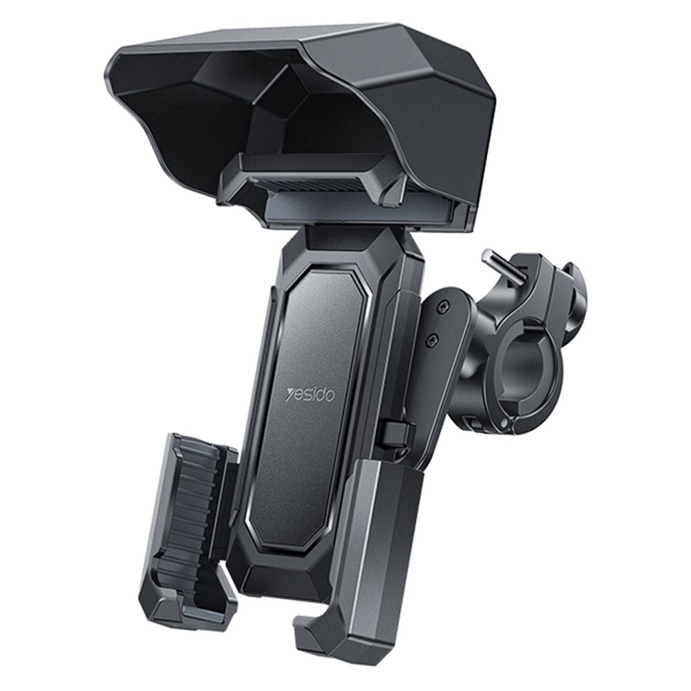 YESIDO C331 Bike Phone Holder with Sunshade – Handlebar Mount